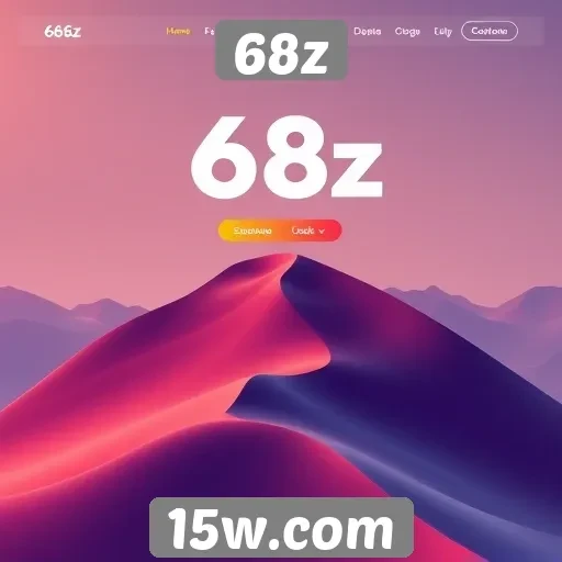 Navegação e usabilidade do site 68z
