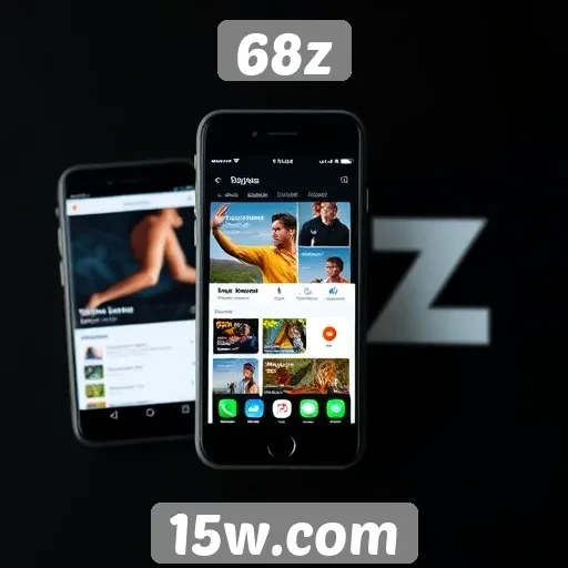 Desempenho do site 68z em dispositivos móveis